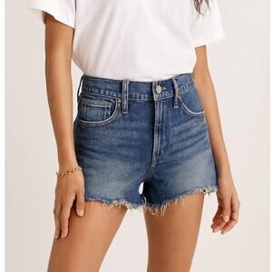 Madewell The Perfect Jean Shorts In Rayburn Wash